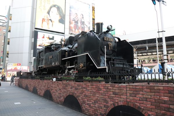 Steam locomotive Shinbashi in Tokyo