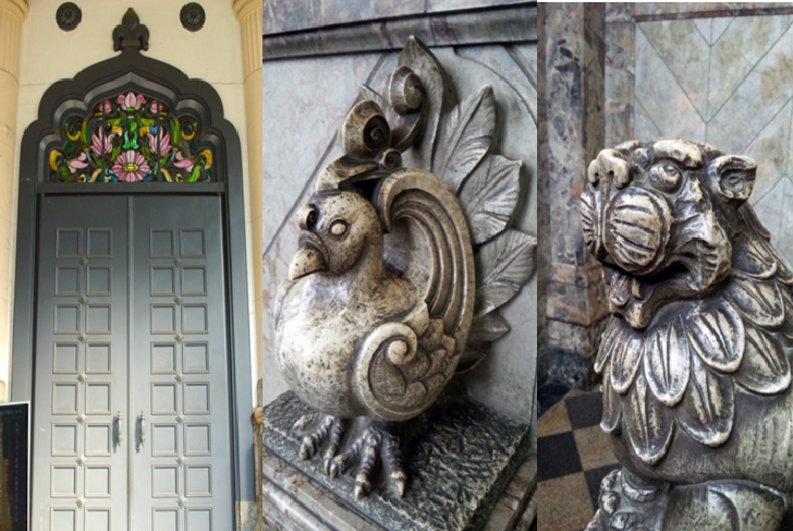 TOKYO Tsukiji Honganji Temple Doors Messengers