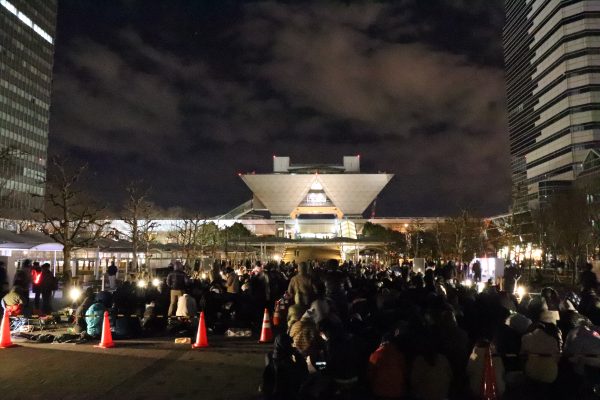 COMIKET Tokyo Japan - Comic Market Cosplay Night Wating line