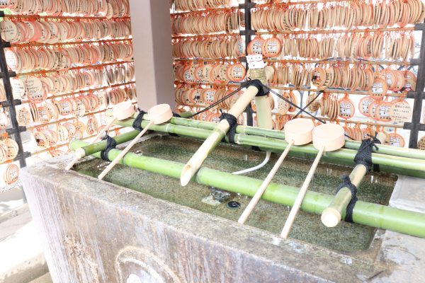 Imado shrine Chozuya in Asakusa Japan