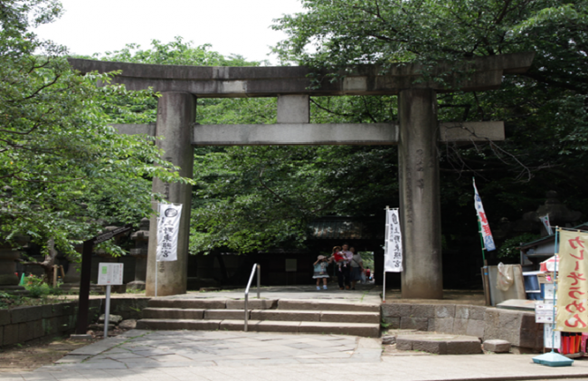 TOKYO Ueno Tokyogu Shrine grand gate