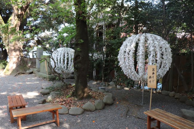 Nogi shrine Omikuji Japan