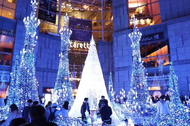 TOKYO, Christmas Lights at Caretta Shiodome Photo